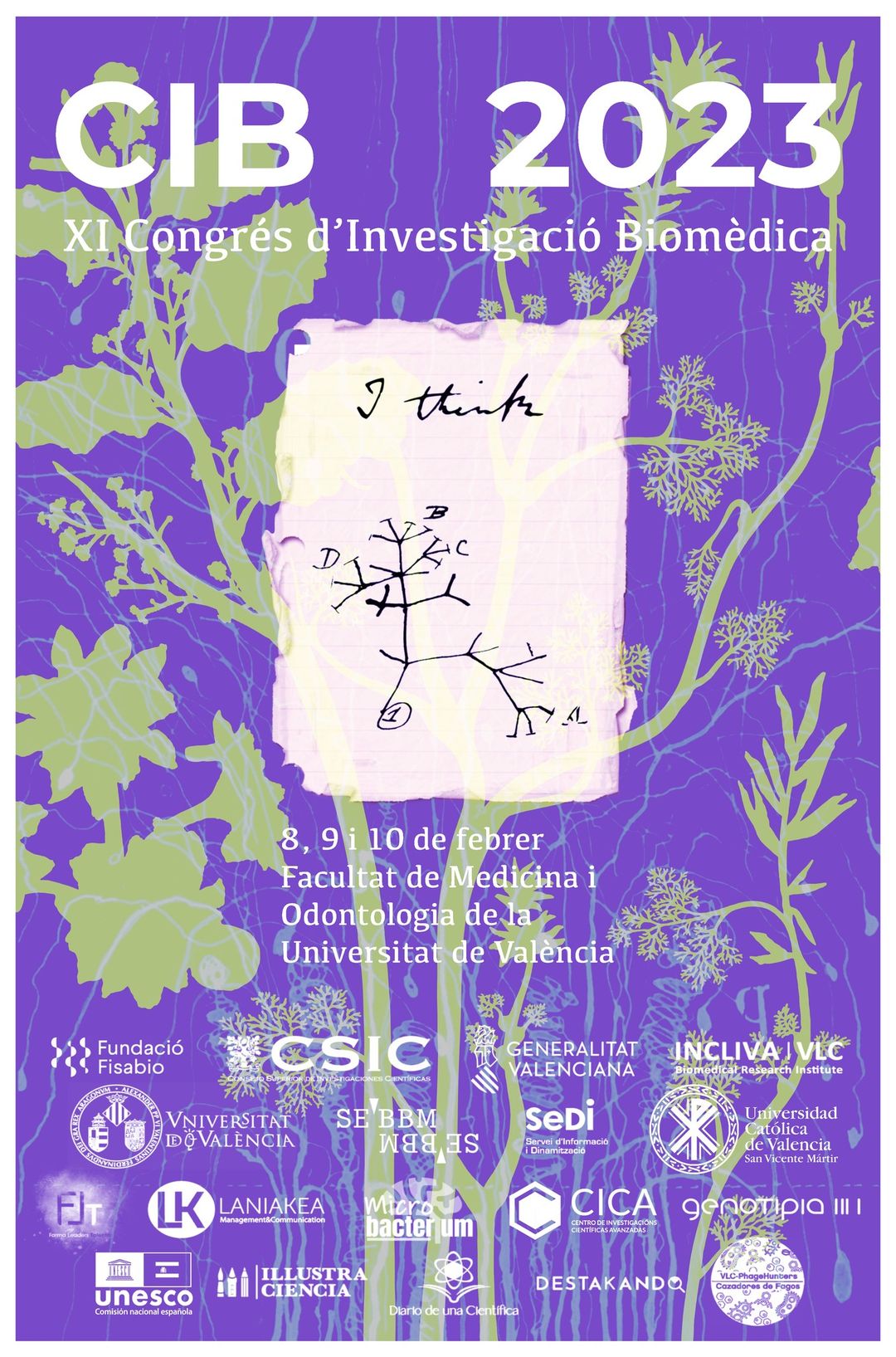 XI Congreso de Investicación Biomédica (CIB 2023)    Valencia, de 8 a 10 de febrero de 2023